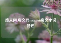 废文网,废文网sosadfun废文小说特色